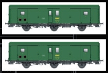 L.S. Models MW108 - H0 - 2-tlg. Packwagen Dd2, SNCF, Ep. IV